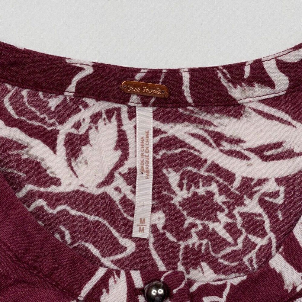 Free People Tree Swing Floral Print Tunic Mini Dress - Picture 5 of 7